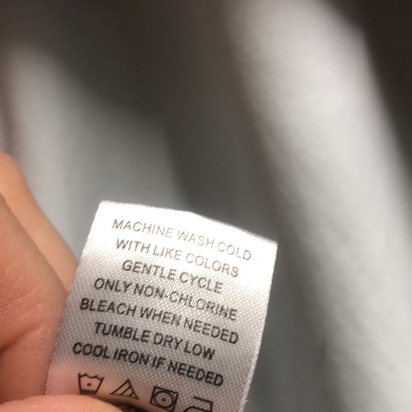 Adrienne Vittadini mauve heather gray polka dot blouse medium - Picture 10 of 12